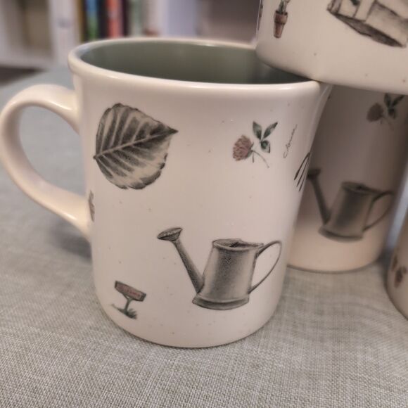 Pfaltzgraff Naturewood Coffee Mugs Set 4 - Picture 2 of 6